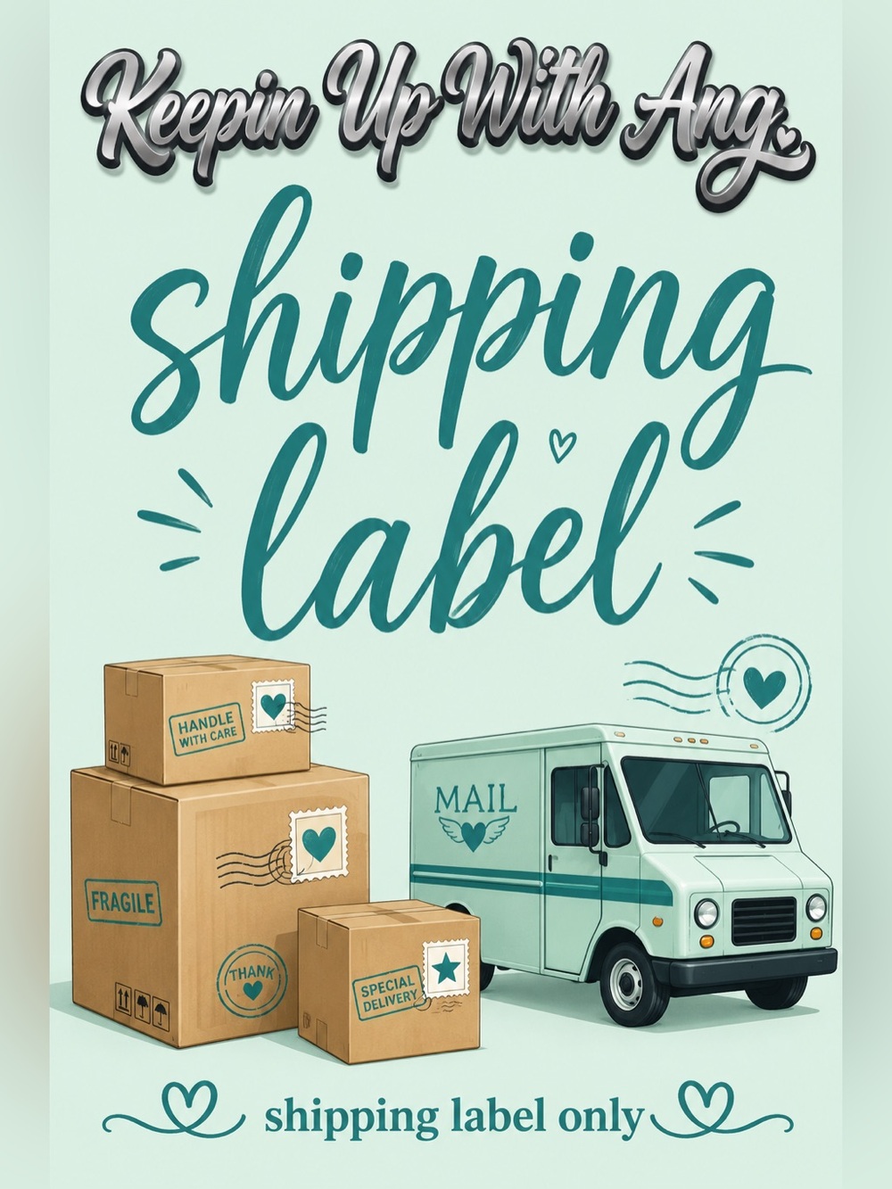 Shipping Label Only Total $9.49+tax